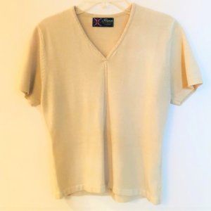Cashmere Short Sleeves Tank